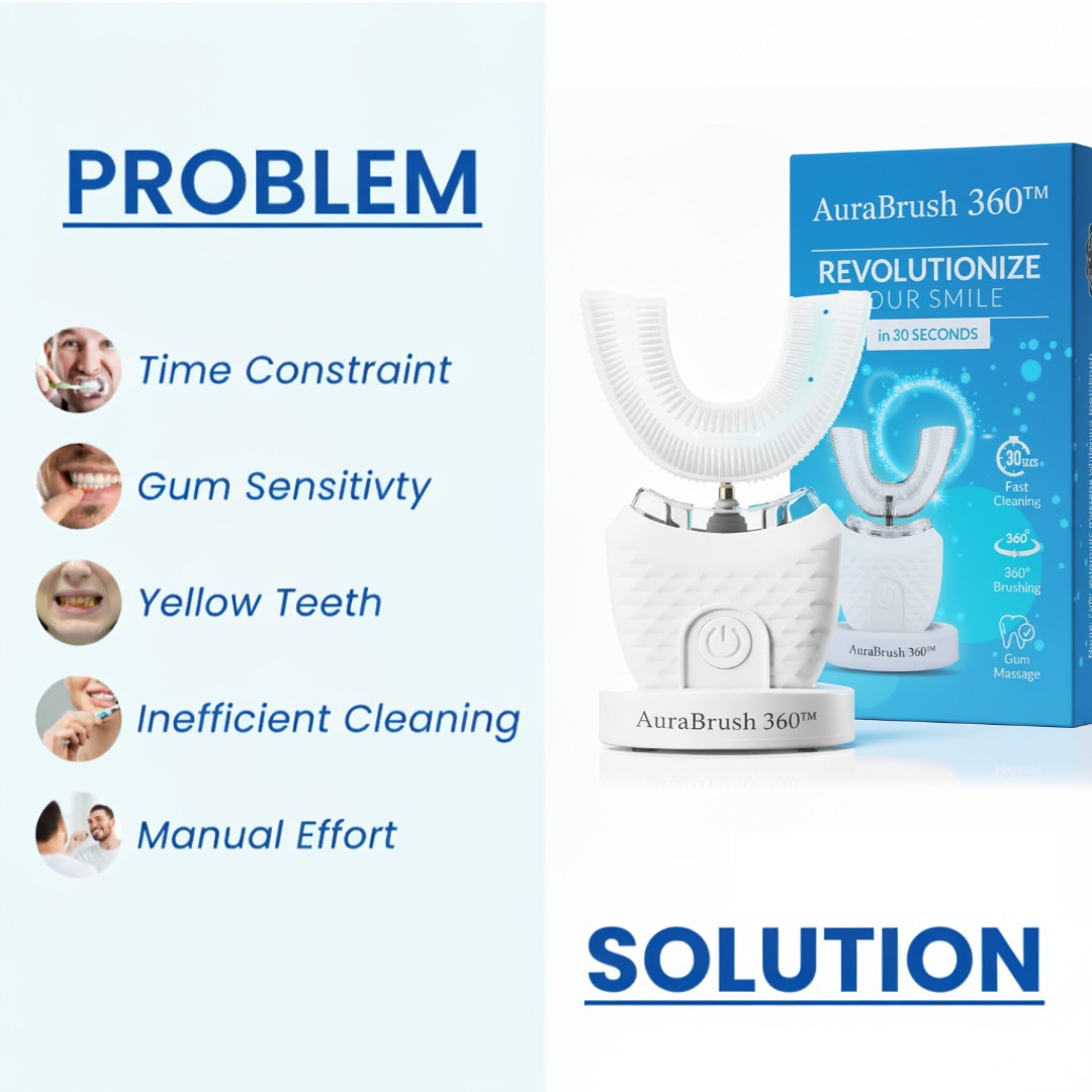 AuraBrush 360™ - Whiten & Clean Every Surface In 30 Seconds