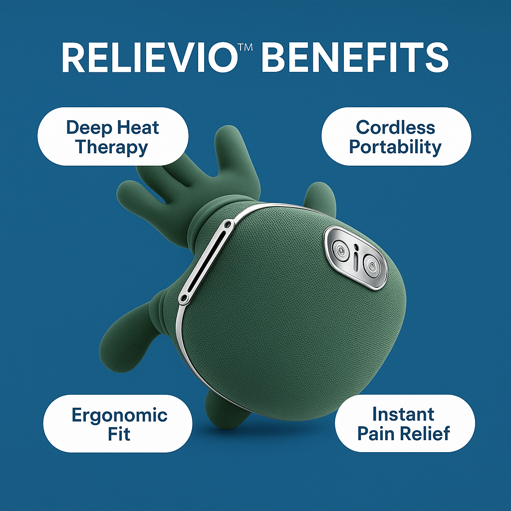 RELIEVIO™ – Melt Away Neck & Shoulder Pain in Minutes