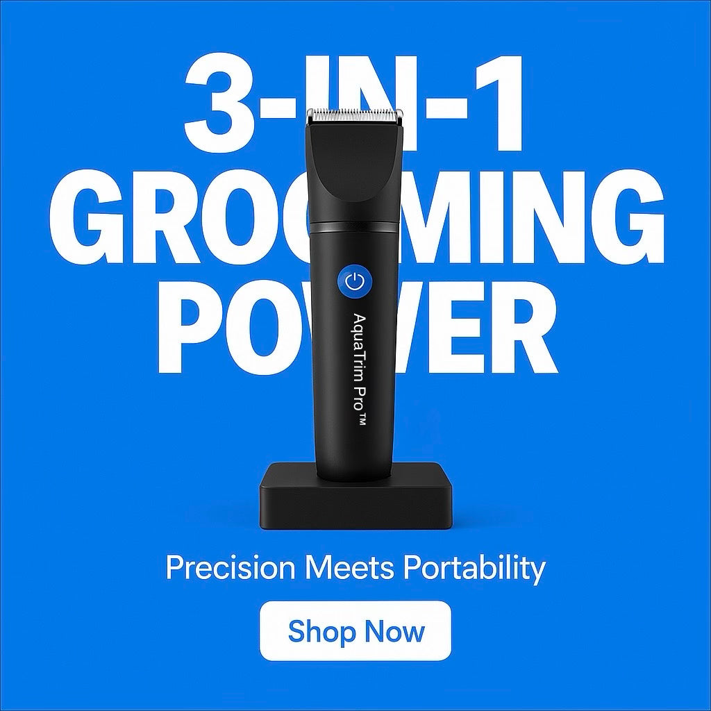 AquaTrim Pro™ — One Device. Complete Grooming. Anywhere.