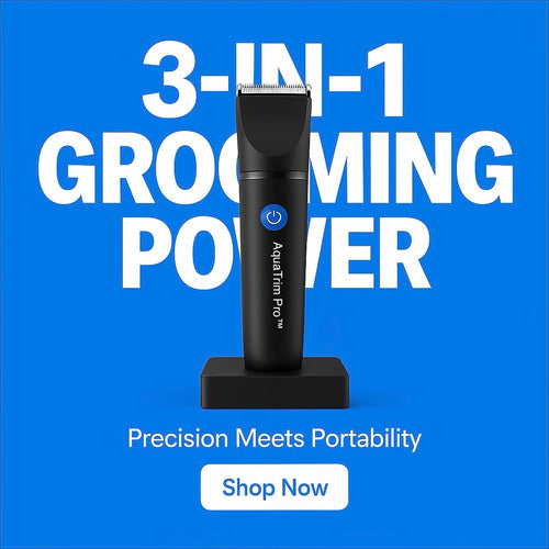 AquaTrim Pro™ — One Device. Complete Grooming. Anywhere.