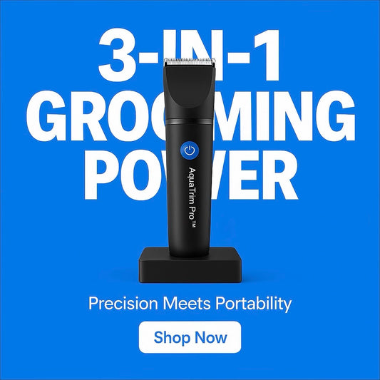 AquaTrim Pro™ — One Device. Complete Grooming. Anywhere.
