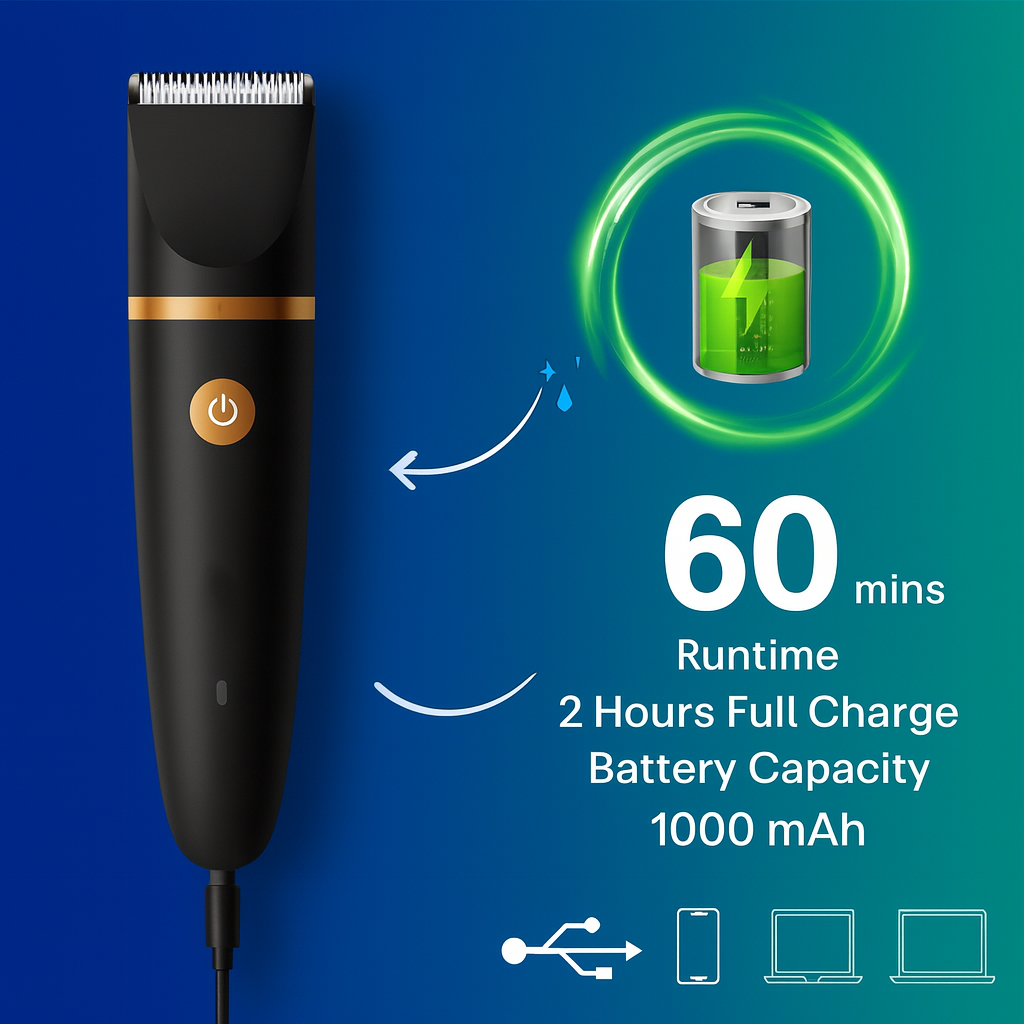 AquaTrim Pro™ — One Device. Complete Grooming. Anywhere.