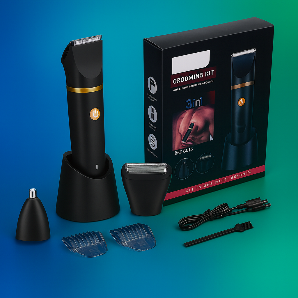 AquaTrim Pro™ — One Device. Complete Grooming. Anywhere.