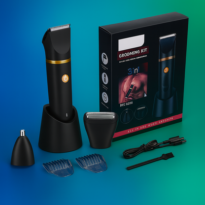 AquaTrim Pro™ — One Device. Complete Grooming. Anywhere.