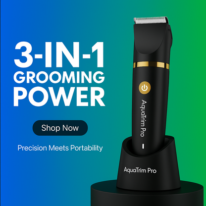 AquaTrim Pro™ — One Device. Complete Grooming. Anywhere.