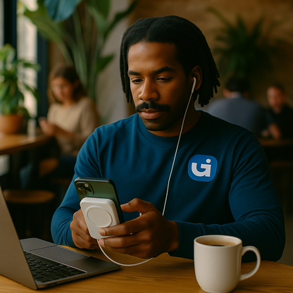 SlimVolt™ — Power That Clicks. Stay Charged, Go Anywhere.
