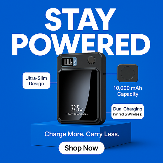 SlimVolt™ — Power That Clicks. Stay Charged, Go Anywhere.