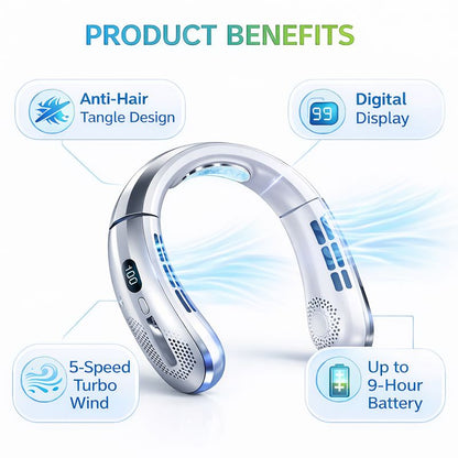 BreezeLoop Pro™ – Stay Cool, Hands-Free