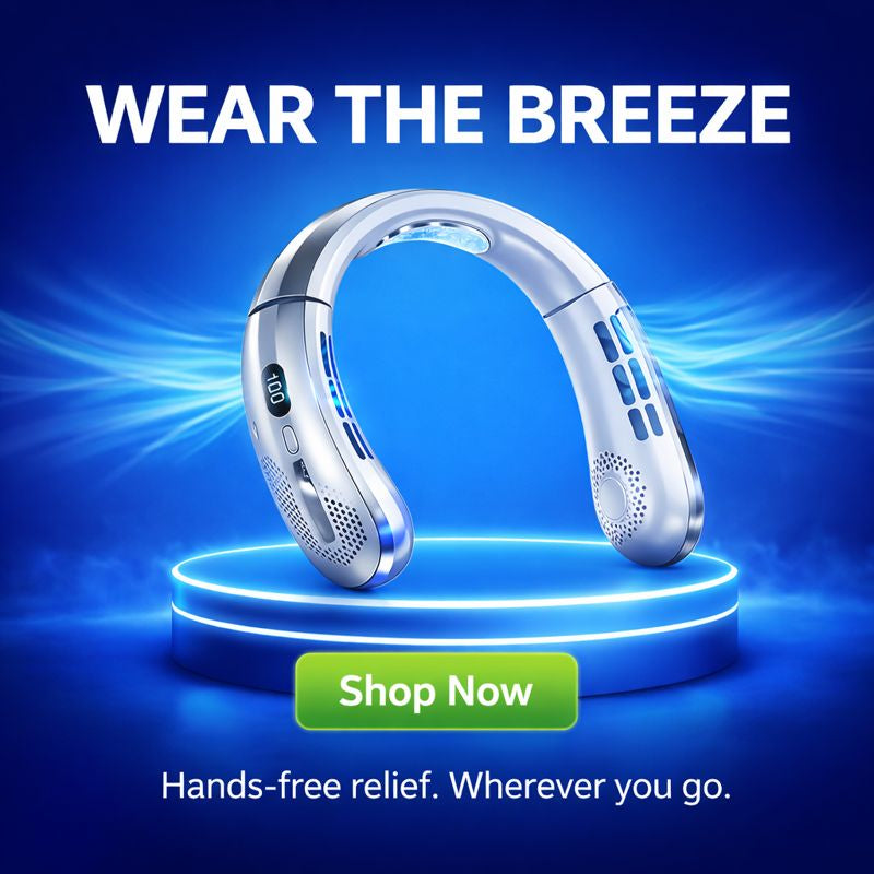 BreezeLoop Pro™ – Stay Cool, Hands-Free