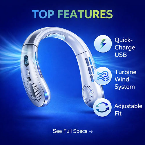 BreezeLoop Pro™ – Stay Cool, Hands-Free