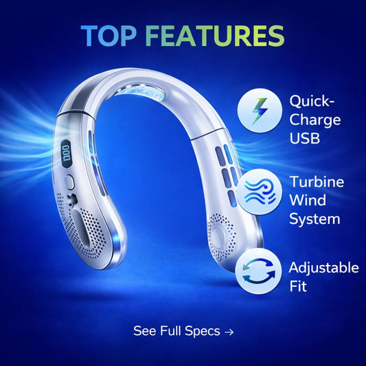 BreezeLoop Pro™ – Stay Cool, Hands-Free