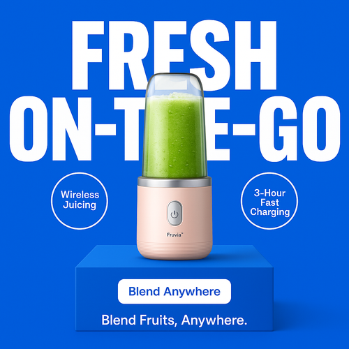Fruvia™ -  Blend Fresh Juice Anytime, Anywhere