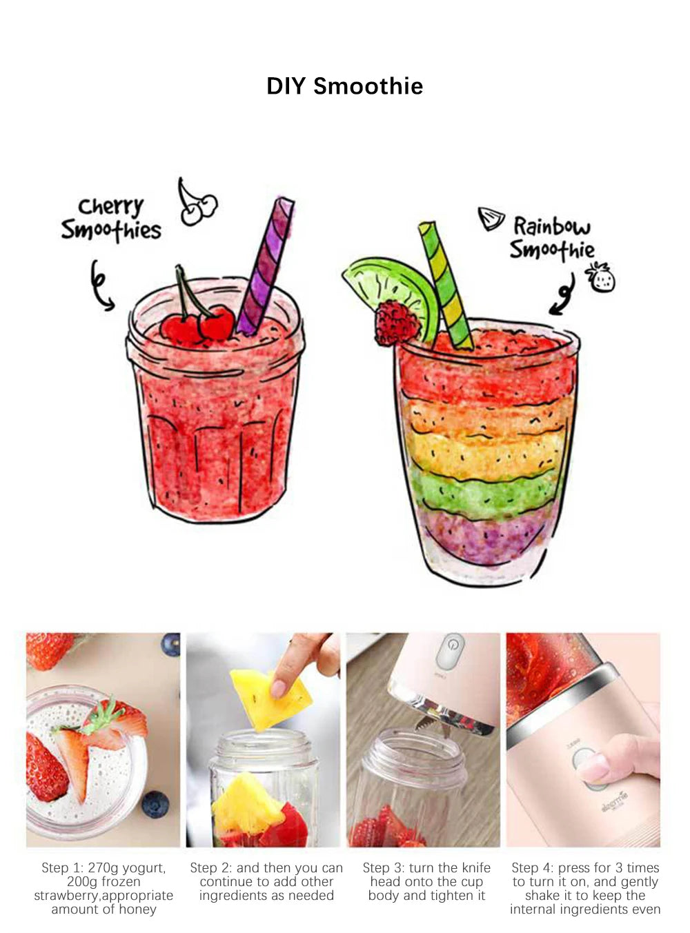 Fruvia™ -  Blend Fresh Juice Anytime, Anywhere