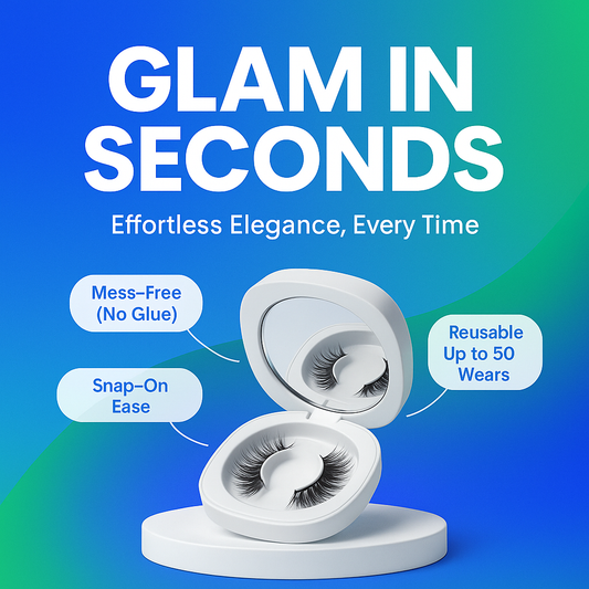 Lashiva™ Magnetic Lashes — Effortless Glam, No Glue Required