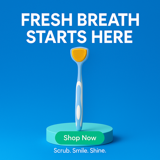 Scrubbie™ - Powerful Tongue Cleaner Brush for Fresh Breath